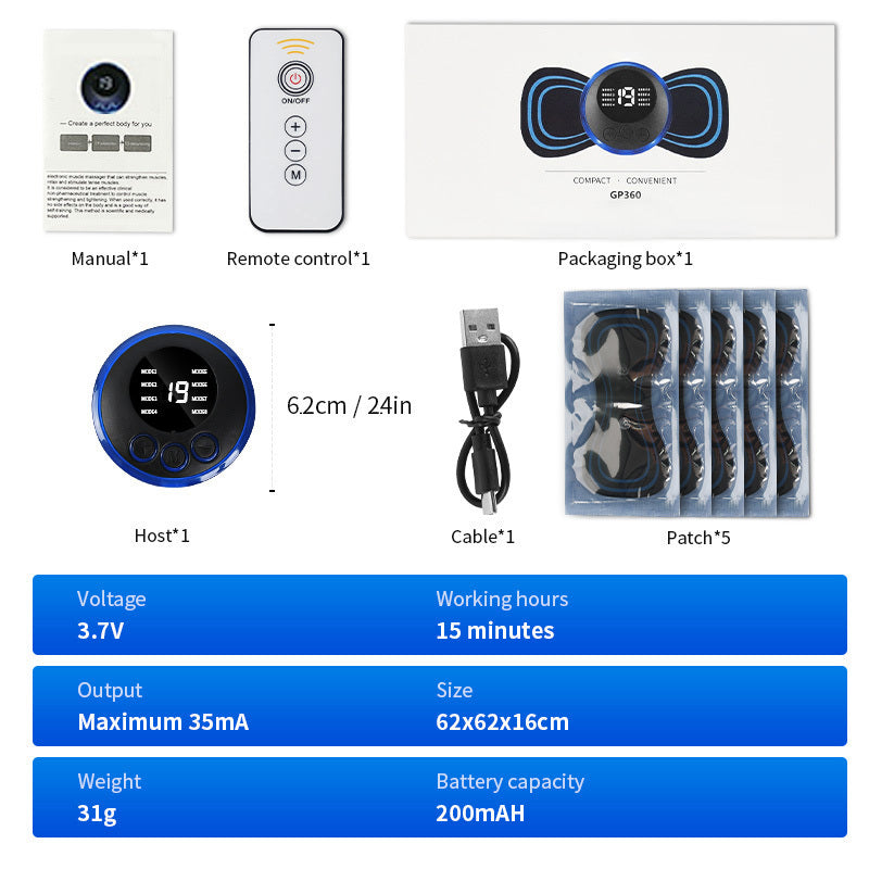 Mini EMS Pulse Neck & Shoulder Massager