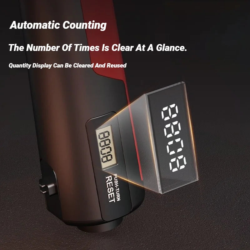 Exivra PowerCount Grip – 5-100KG Adjustable Hand Strengthener with Digital Reps Counter